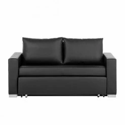 Mooved Schlafsofa Latina XIV Kunstleder - Schwarz - Breite: 153 cm -Wohnzimmermöbel boutique en ligne schlafsofa latina kunstleder schwarz 293252