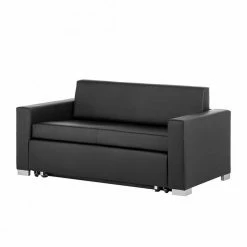 Mooved Schlafsofa Latina XIV Kunstleder - Schwarz - Breite: 153 cm -Wohnzimmermöbel boutique en ligne schlafsofa latina kunstleder schwarz 293253
