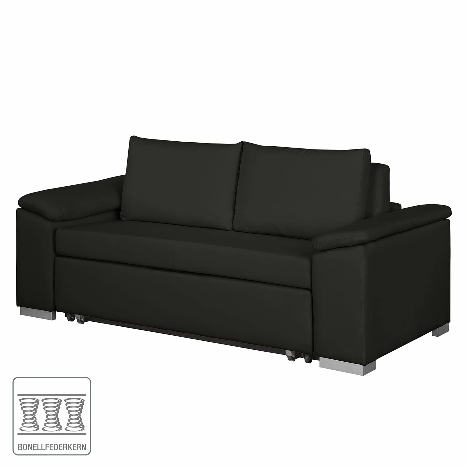Mooved Schlafsofa Latina IV Webstoff - Schwarz - Breite: 190 cm 2 Mooved Schlafsofa Latina IV Webstoff - Schwarz - Breite: 190 cm – Bild 2