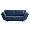 Chillout by Franz Fertig Schlafsofa Leo Webstoff - Blau