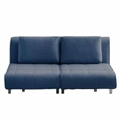 Chillout by Franz Fertig Schlafsofa Leo Webstoff - Blau -Wohnzimmermöbel boutique en ligne schlafsofa leo webstoff blau 1396318