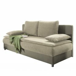 Fredriks Schlafsofa Manacor Microfaser - Cappuccino