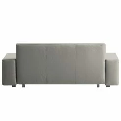 Chillout by Franz Fertig Schlafsofa Plaza Echtleder - Grau - Breite: 228 cm - Keine Funktion -Wohnzimmermöbel boutique en ligne schlafsofa plaza echtleder grau 228 cm gerade armlehnen 1415690