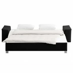 Chillout by Franz Fertig Schlafsofa Plaza Echtleder - Schwarz - Breite: 192 cm - Armlehne verstellbar -Wohnzimmermöbel boutique en ligne schlafsofa plaza echtleder schwarz 192 cm abklappbare armlehnen 1413878