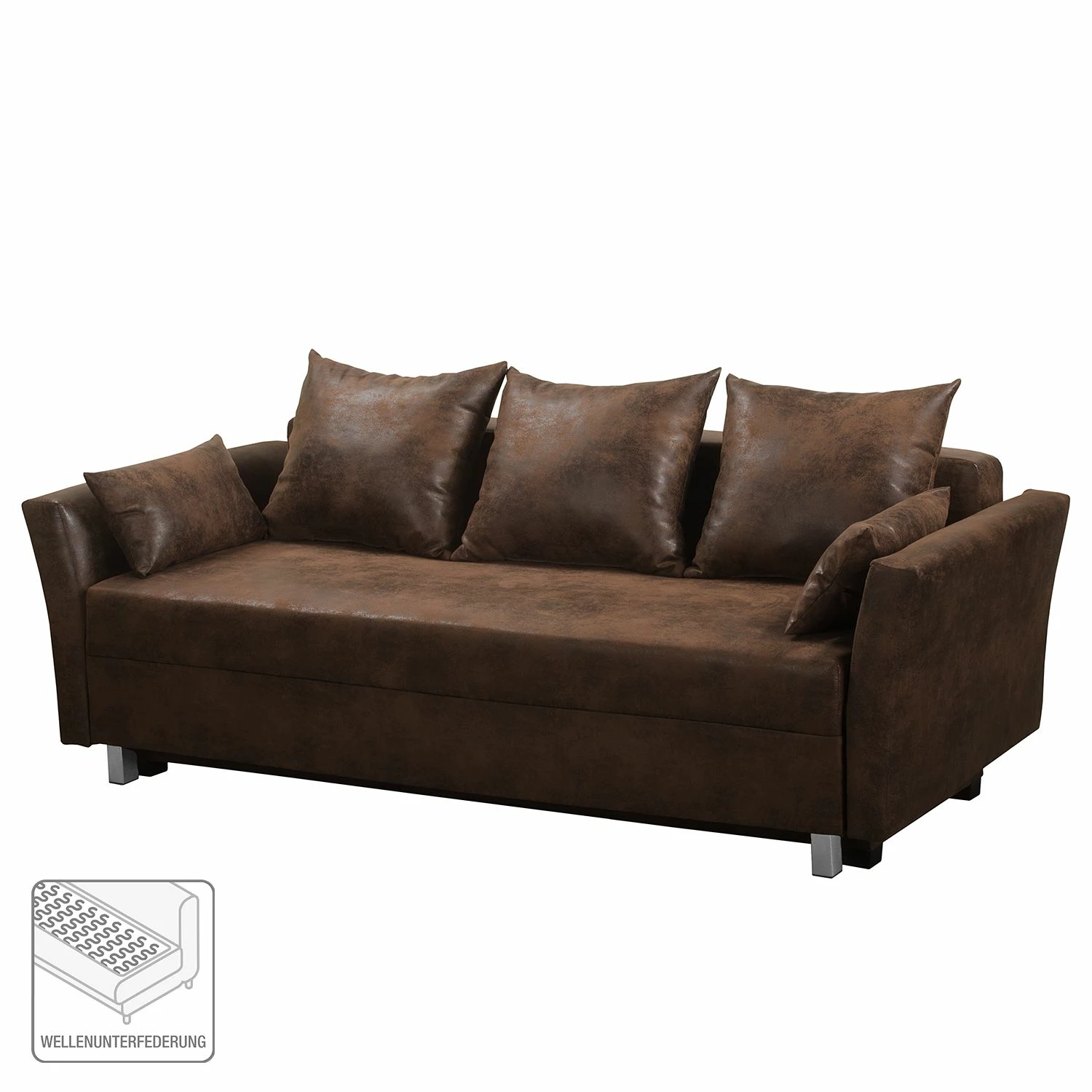 Mooved Schlafsofa Rollins - Vintage Cognac 2 Mooved Schlafsofa Rollins - Vintage Cognac – Bild 2