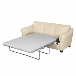 Modoform Schlafsofa Toucy - Echtleder Beige -Wohnzimmermöbel boutique en ligne schlafsofa toucy echtleder beige 461355