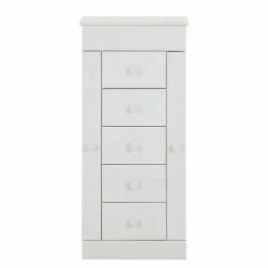 Maison Belfort Schmuckschrank Amata - Kiefer massiv - Weiß -Wohnzimmermöbel boutique en ligne schmuckschrank amata kiefer massiv weiss 1255766