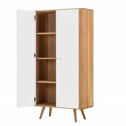 Studio Copenhagen Hochkommode Loca - Breite: 90 cm -Wohnzimmermöbel boutique en ligne schrank loca ii wildeiche teilmassiv weiss wildeiche hell 90 cm 5205008