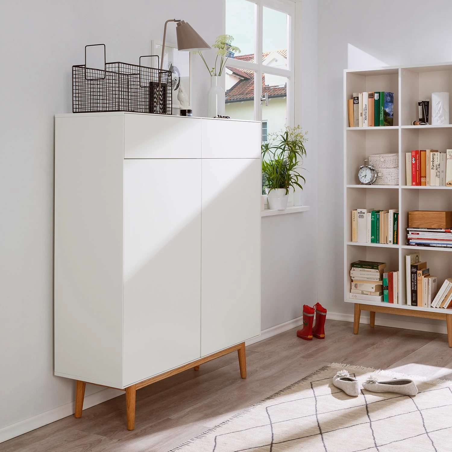 Mørteens Schuhkommode Lindholm II - Weiß 2 Mørteens Schuhkommode Lindholm II - Weiß – Bild 2