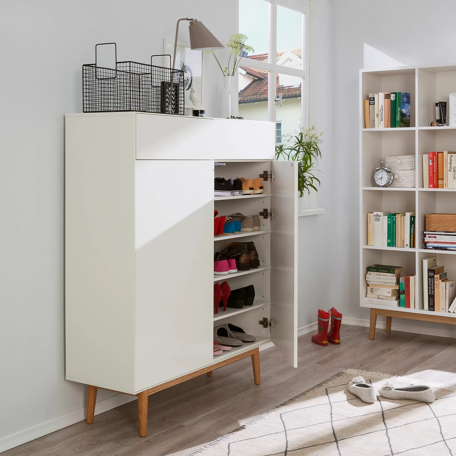 Mørteens Schuhkommode Lindholm II - Weiß 5 Mørteens Schuhkommode Lindholm II - Weiß – Bild 5