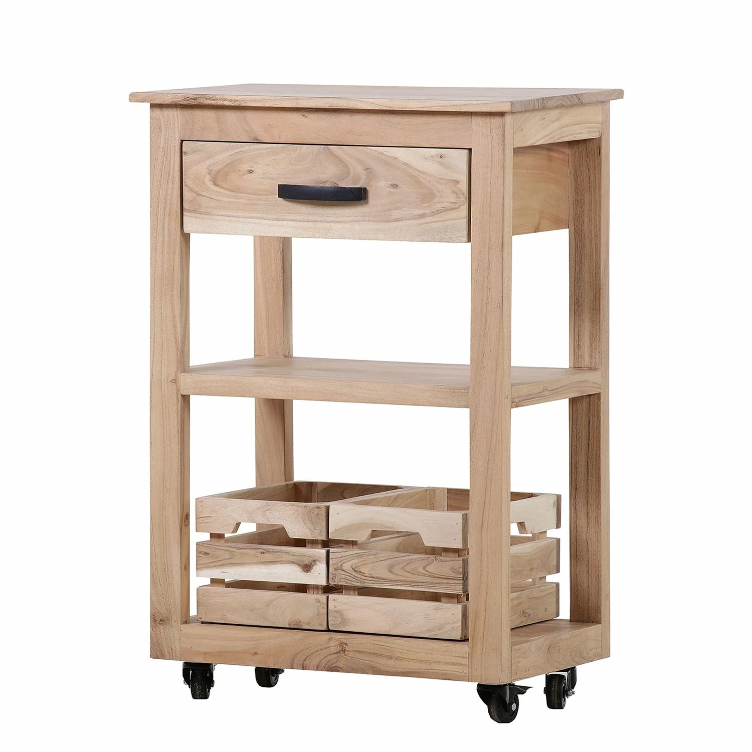 Ars manufacti Servierwagen Sordio II - Akazie massiv 1 Ars manufacti Servierwagen Sordio II - Akazie massiv