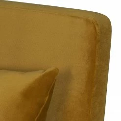 Jack & Alice Sessel Blomma Samt Senfgelb - Nussbaum -Wohnzimmermöbel boutique en ligne sessel blomma samtstoff senfgelb nussbaum 3670861