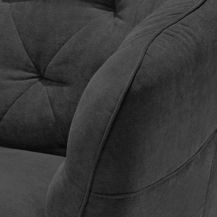 Cotta Sessel Ella Velours - Schwarz 2 Cotta Sessel Ella Velours - Schwarz – Bild 2