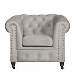 Jack & Alice Sessel Esplanada Samt - Granit -Wohnzimmermöbel boutique en ligne sessel esplanada microfaser granit 4504896