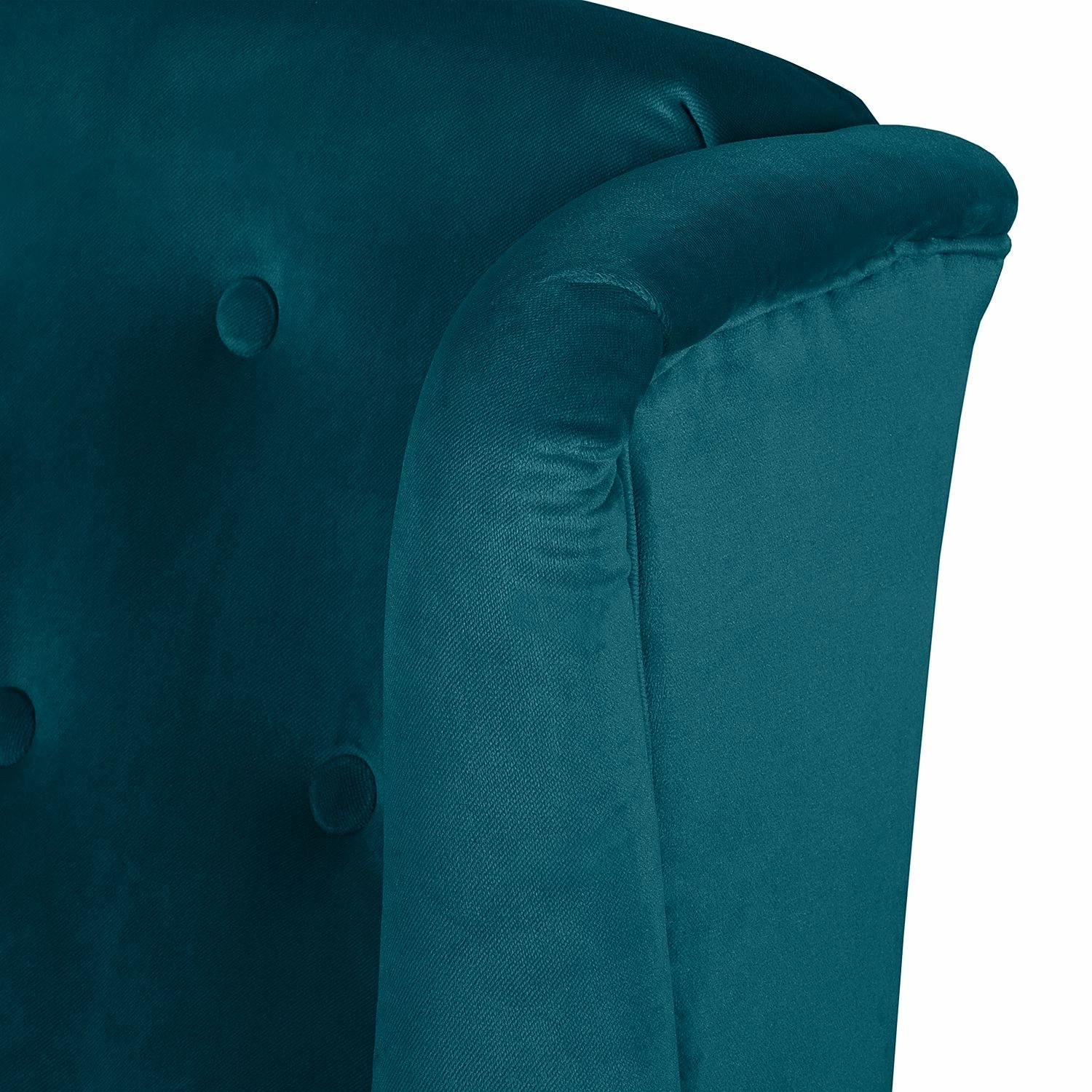 Jack & Alice Ohrensessel Grendon Samt - Petrol 5 Jack & Alice Ohrensessel Grendon Samt - Petrol – Bild 5