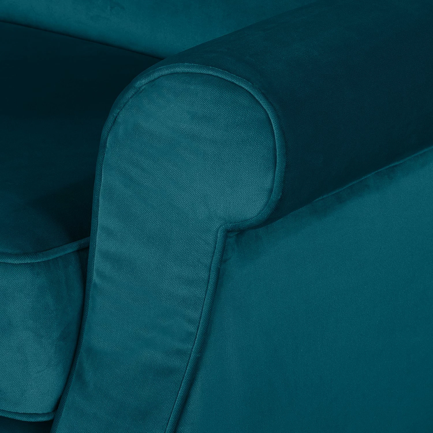 Jack & Alice Ohrensessel Grendon Samt - Petrol 6 Jack & Alice Ohrensessel Grendon Samt - Petrol – Bild 6
