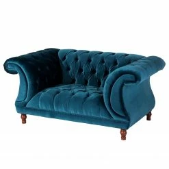 Max Winzer Sessel Ivette - Microfaser - Türkis