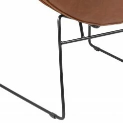 Fredriks Sessel Montola - Schwarz -Wohnzimmermöbel boutique en ligne sessel montola kunstleder cognac schwarz 5087488