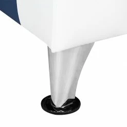 Studio Monroe Sessel Nixa - Kunstleder Weiß/Dunkelblau -Wohnzimmermöbel boutique en ligne sessel nixa kunstleder weiss dunkelblau 435872