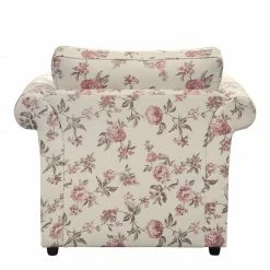 Maison Belfort Sessel Rosehearty - Webstoff - Creme / Rose -Wohnzimmermöbel boutique en ligne sessel rosehearty webstoff creme rose 4191084
