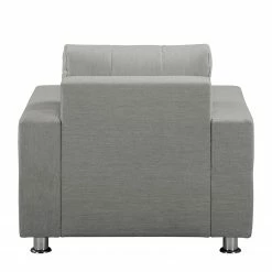 Sessel Upwell - Platin - Mit Hocker 17 Sessel Upwell - Platin - Mit Hocker -Wohnzimmermöbel boutique en ligne sessel upwell strukturstoff mit hocker platin 5051576