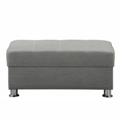 Sessel Upwell - Platin - Mit Hocker 18 Sessel Upwell - Platin - Mit Hocker -Wohnzimmermöbel boutique en ligne sessel upwell strukturstoff mit hocker platin 5051580