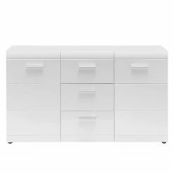 Germania Sideboard Adana - Hochglanz Weiß -Wohnzimmermöbel boutique en ligne sideboard adana hochglanz weiss 5151896
