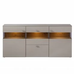 GWINNER Sideboard Anzio - Matt Fango / Balkeneiche - Mit Beleuchtung -Wohnzimmermöbel boutique en ligne sideboard anzio mit beleuchtung 4524276