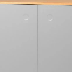 Tenzo Sideboard Dot I - Grau -Wohnzimmermöbel boutique en ligne sideboard dot i eiche teilmassiv grau 4148644