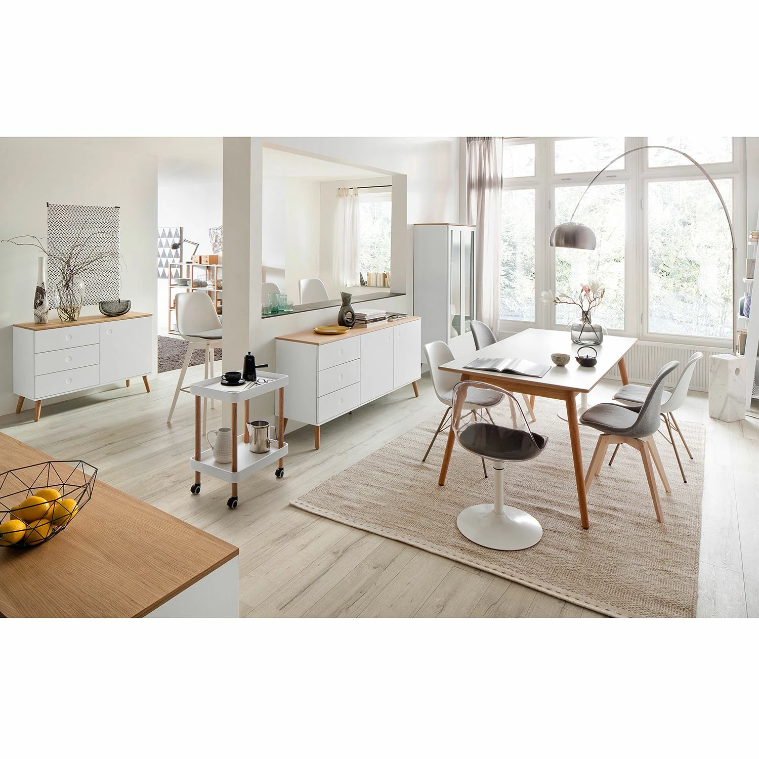 Tenzo Vitrinenschrank Dot - Weiß 2 Tenzo Vitrinenschrank Dot - Weiß – Bild 2