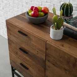 Ars manufacti Sideboard Grasby - Altholz Pinie / Metall - Pinie Dunkel / Schwarz 21 Ars manufacti Sideboard Grasby - Altholz Pinie / Metall - Pinie Dunkel / Schwarz -Wohnzimmermöbel boutique en ligne sideboard grasby altholz pinie metall pinie dunkel schwarz 4920620