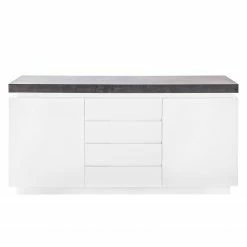 Fredriks Sideboard Namona I - Inkl. Beleuchtung - Weiß / Beton Dekor 10 Fredriks Sideboard Namona I - Inkl. Beleuchtung - Weiß / Beton Dekor -Wohnzimmermöbel boutique en ligne sideboard namona i inkl beleuchtung weiss anthrazit weiss anthrazit 3666813