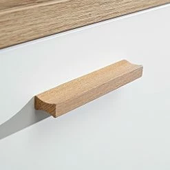 Germania Sideboard Neston I - Matt Weiß / Eiche Sanremo Dekor -Wohnzimmermöbel boutique en ligne sideboard neston i supermatt weiss eiche sonoma dekor 637538