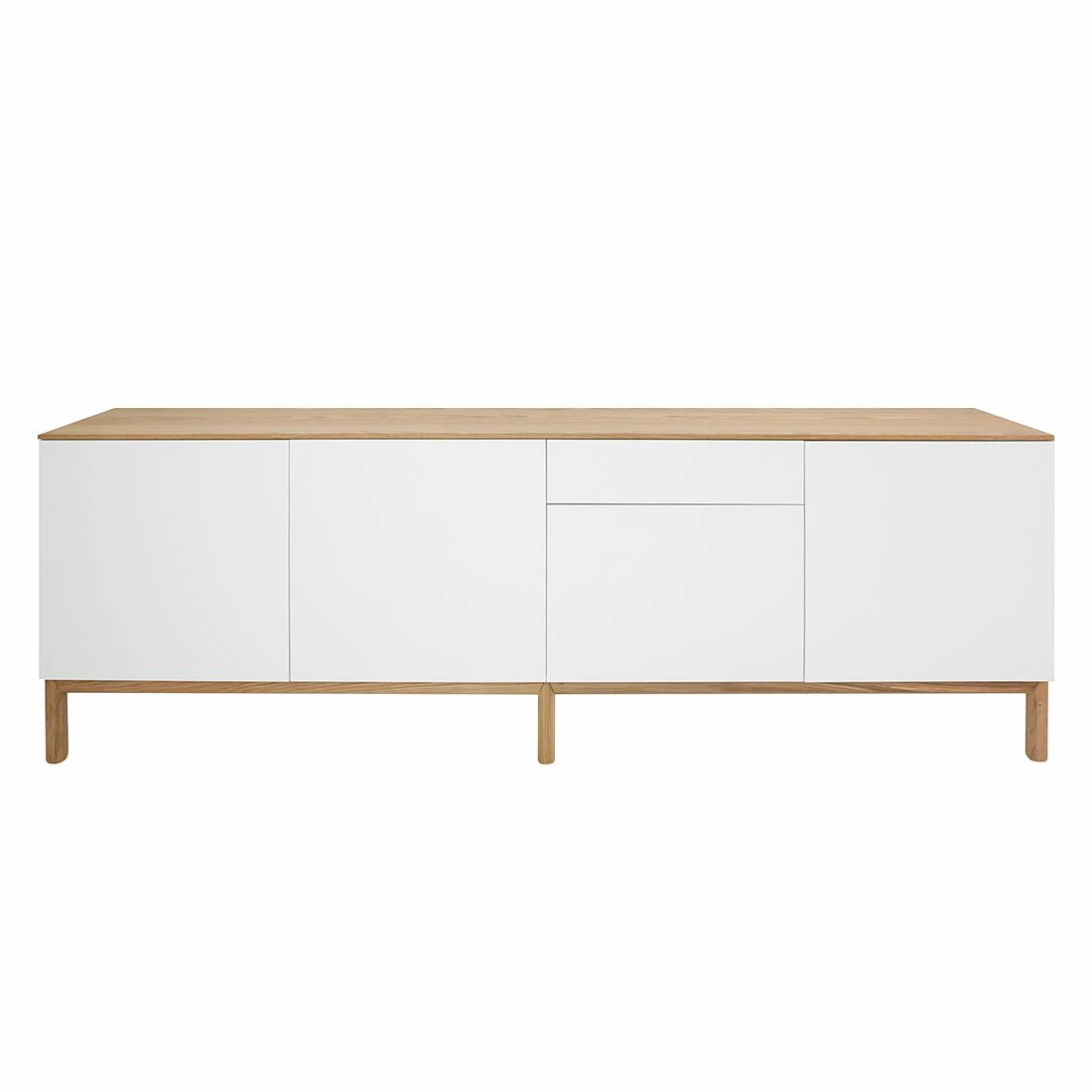 Tenzo Sideboard Patch IV - Eiche teilmassiv - Weiß 3 Tenzo Sideboard Patch IV - Eiche teilmassiv - Weiß – Bild 3