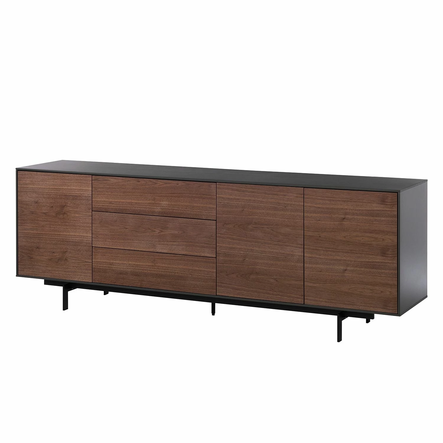 Eva Padberg Collection Sideboard Payara - Echtholzfurnier - Walnuss / Anthrazit 1 Eva Padberg Collection Sideboard Payara - Echtholzfurnier - Walnuss / Anthrazit