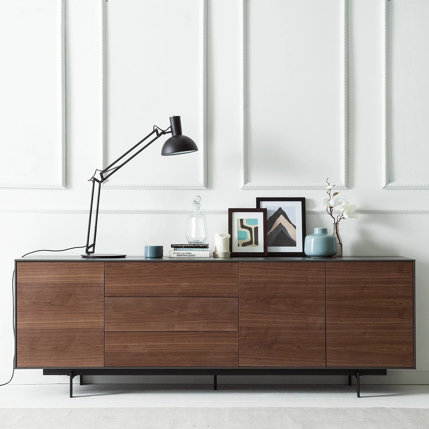 Eva Padberg Collection Sideboard Payara - Echtholzfurnier - Walnuss / Anthrazit 2 Eva Padberg Collection Sideboard Payara - Echtholzfurnier - Walnuss / Anthrazit – Bild 2