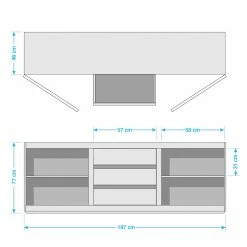 Ars Natura Sideboard Tapurah - Sheesham massiv -Wohnzimmermöbel boutique en ligne sideboard tapurah sheesham massiv 5173980