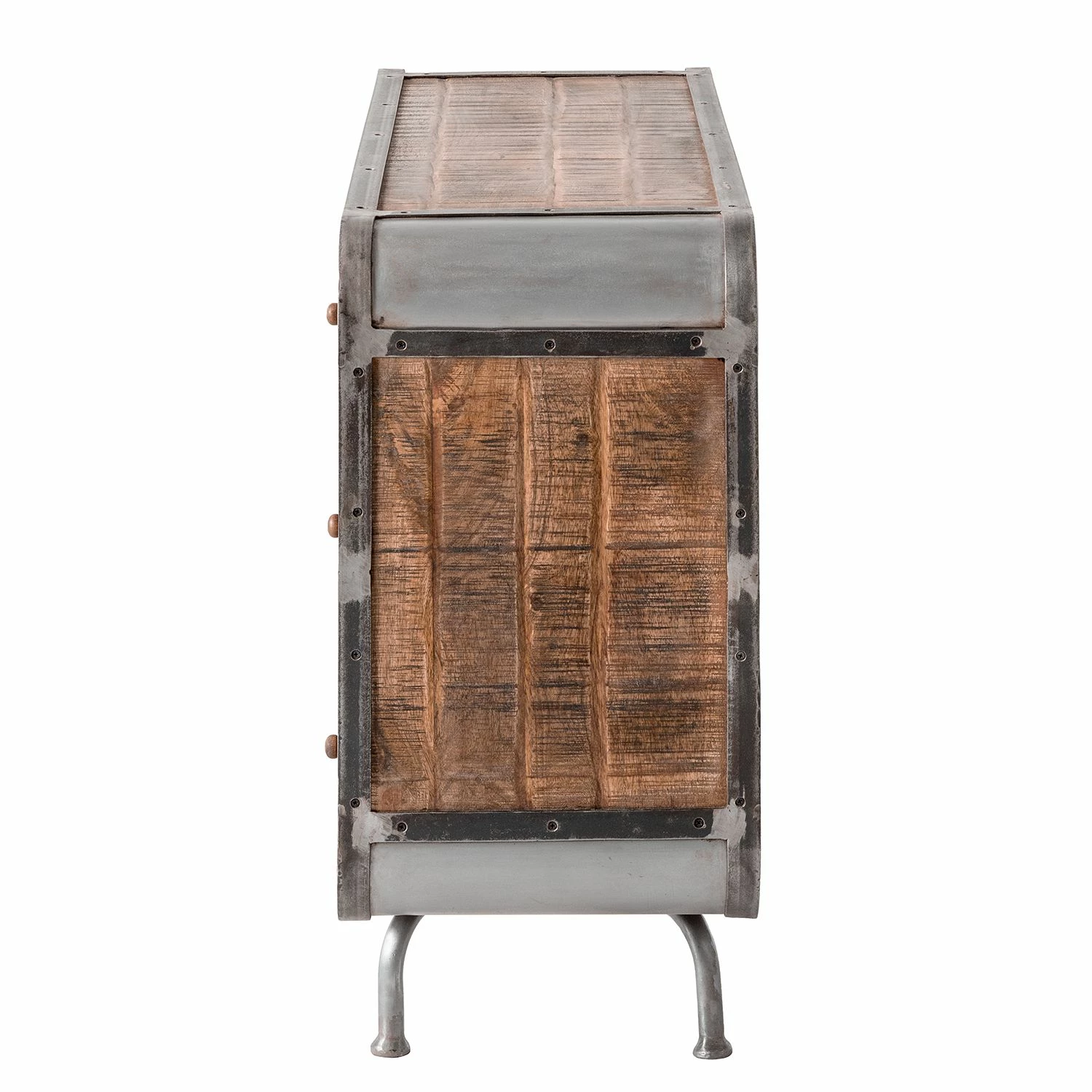 Ars manufacti Sideboard Wharton I - Akazie teilmassiv / Stahl 5 Ars manufacti Sideboard Wharton I - Akazie teilmassiv / Stahl – Bild 5