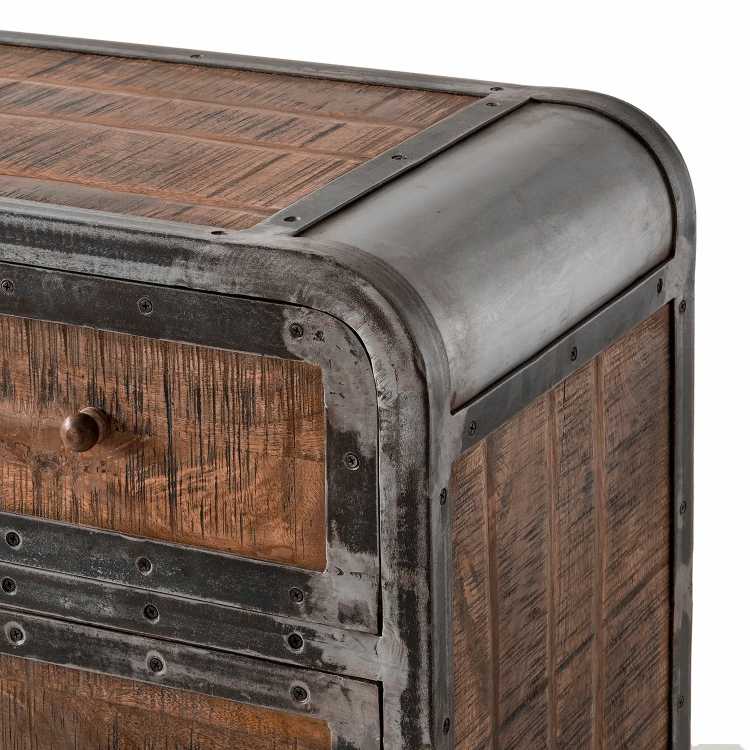 Ars manufacti Sideboard Wharton I - Akazie teilmassiv / Stahl 8 Ars manufacti Sideboard Wharton I - Akazie teilmassiv / Stahl – Bild 8