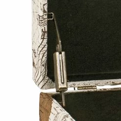 Home Design Sitztruhe Sagres - Leinen - Mehrfarbig -Wohnzimmermöbel boutique en ligne sitztruhe sagres creme braun 2710546