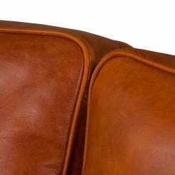 Ars Natura Sofa Alexo (2-Sitzer) - Cognac -Wohnzimmermöbel boutique en ligne sofa alexo 2 sitzer echtleder cognac 4150504