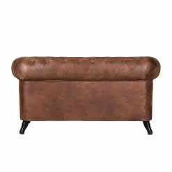 Ars manufacti Sofa Benavente (2-Sitzer) - Antiklederoptik Braun -Wohnzimmermöbel boutique en ligne sofa benavente 2 sitzer antiklederlook braun 405852