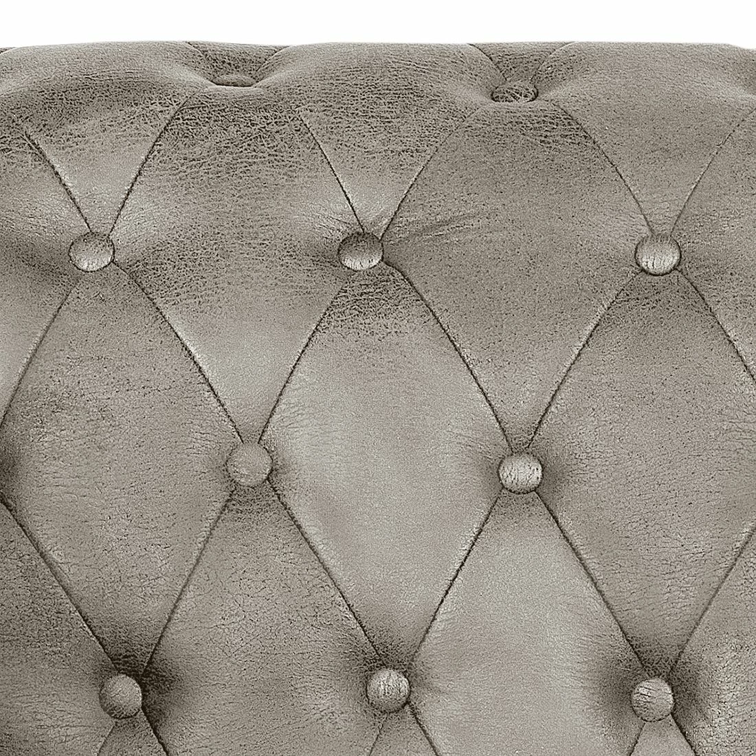 Ars manufacti Sofa Benavente (2-Sitzer) - Antiklederoptik Silber 8 Ars manufacti Sofa Benavente (2-Sitzer) - Antiklederoptik Silber – Bild 8