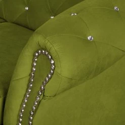 Jack & Alice Sofa Benavente I (2-Sitzer) Microfaser - Grasgrün -Wohnzimmermöbel boutique en ligne sofa benavente i 2 sitzer microfaser grasgruen 4652996