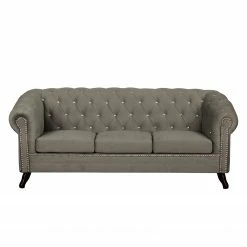 Jack & Alice Sofa Benavente I (3-Sitzer) Microfaser - Steingrau 18 Jack & Alice Sofa Benavente I (3-Sitzer) Microfaser - Steingrau -Wohnzimmermöbel boutique en ligne sofa benavente i 3 sitzer microfaser steingrau 4652380
