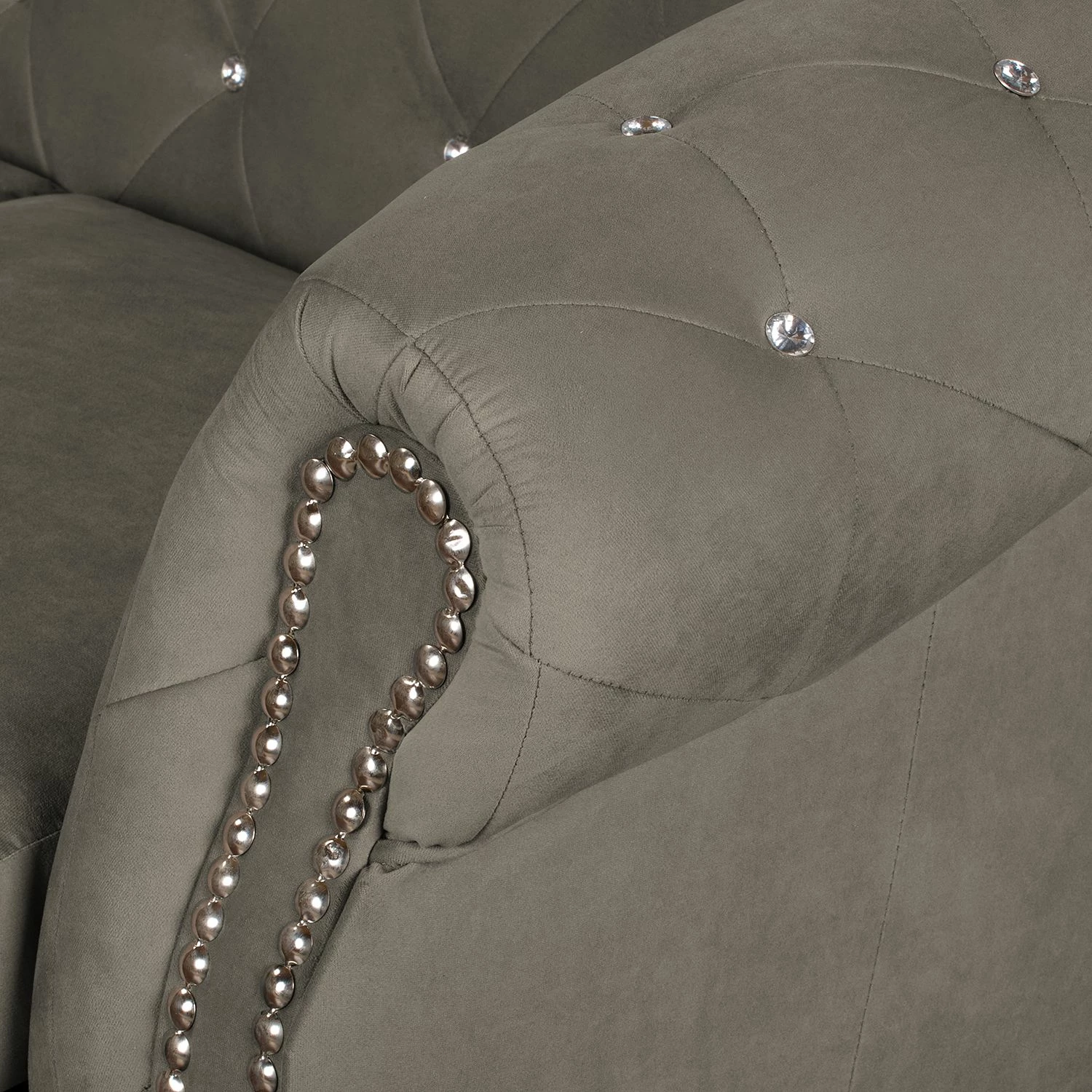 Jack & Alice Sofa Benavente I (3-Sitzer) Microfaser - Steingrau 7 Jack & Alice Sofa Benavente I (3-Sitzer) Microfaser - Steingrau – Bild 7