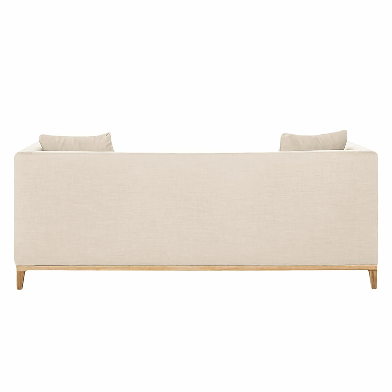 Jack & Alice Sofa Blomma (3-Sitzer) - Webstoff Beige - Gestell: Eichefarbig 6 Jack & Alice Sofa Blomma (3-Sitzer) - Webstoff Beige - Gestell: Eichefarbig – Bild 6