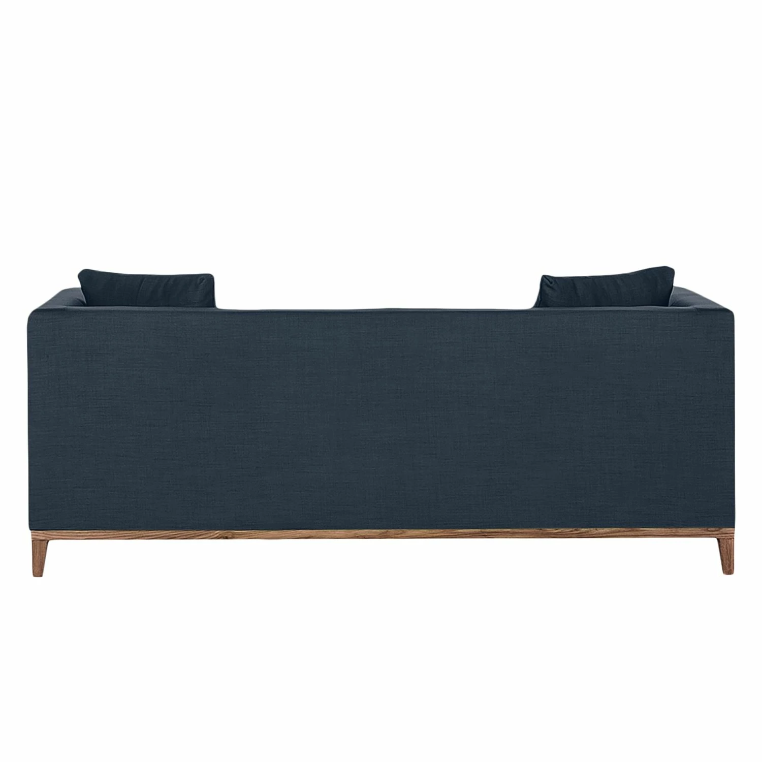 Jack & Alice Sofa Blomma (3-Sitzer) - Webstoff Dunkelblau - Gestell: Nussbaumfarbig 4 Jack & Alice Sofa Blomma (3-Sitzer) - Webstoff Dunkelblau - Gestell: Nussbaumfarbig – Bild 4