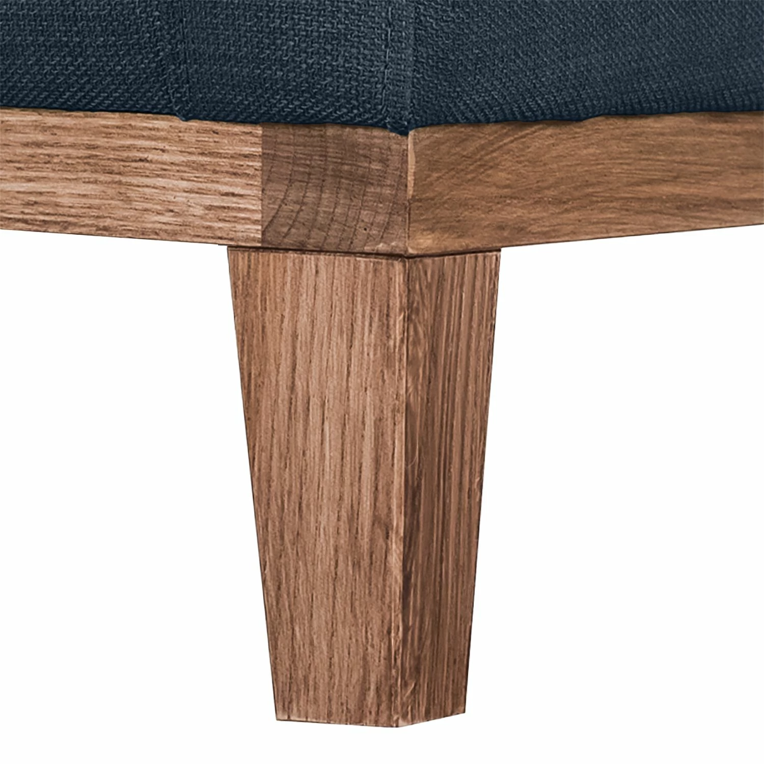 Jack & Alice Sofa Blomma (3-Sitzer) - Webstoff Dunkelblau - Gestell: Nussbaumfarbig 8 Jack & Alice Sofa Blomma (3-Sitzer) - Webstoff Dunkelblau - Gestell: Nussbaumfarbig – Bild 8