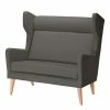 Mørteens Sofa Bucoli (2-Sitzer) Filz - Dunkelgrau